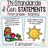 TN Science Standards I Can Statements