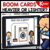 Heavier or Lighter BOOM Cards | Digital Task Cards Module 