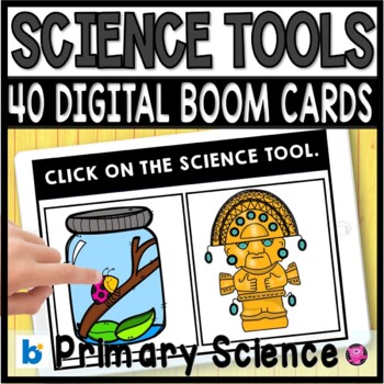 Preview of Kindergarten & 1st Grade Science Tools & Science Lab Safety DIGITAL Activites