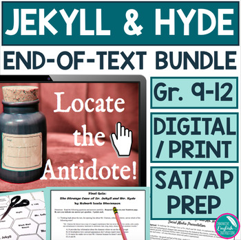 Preview of The Strange Case of Dr. Jekyll and Mr. Hyde Review Activities Assessments