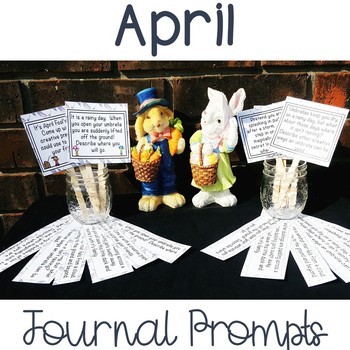 Preview of April Journal Writing Prompts | Distance Learning