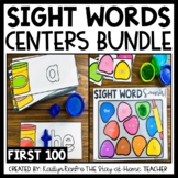 First 100 Sight Words Centers BUNDLE