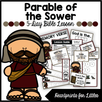 Parable of the Sower Bible Lesson by Heartprints for Littles | TpT