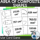 Area of Composite Shapes War Game TEKS 7.9b 7.9c Math Stat