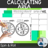 Calculating Area Polygons Spin and Roll TEKS 7.9b 7.9c Mat