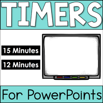 Preview of PowerPoint Timers - 12 minutes and 15 minutes