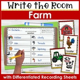 Farm Write the Room - for Literacy Centers