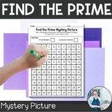 Find the Prime Mystery Picture TEKS 5.4a Math Workshop Station