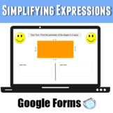 Simplifying Expressions Digital Activity