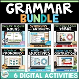 Grammar Practice Digital Review Activities BUNDLE in Googl