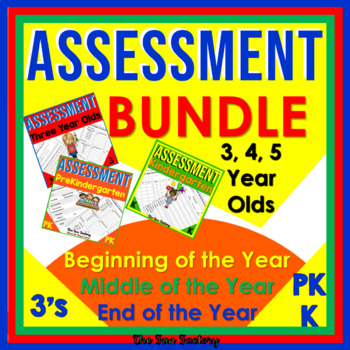 Preschool End Of Year Assessment Worksheets Teachers Pay Teachers