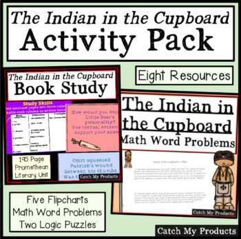 Preview of The Indian in the Cupboard Novel Study for Promethean Board