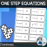 1/2 OFF One Step Equations Dominoes TEKS 6.9b CCSS 6.EE.7 
