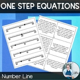 1/2 OFF One Step Equations on Number Lines TEKS 6.9b CCSS 