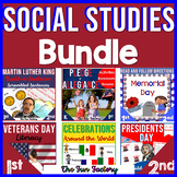 Social Studies Activities Year-Long BUNDLE | Distance Learning