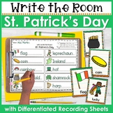 St. Patrick's Day Write the Room - for Literacy Centers