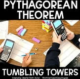 Tumbling Towers Pythagorean Theorem - Review Game - Math S