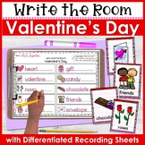 Valentine's Day Write the Room - for Literacy Centers