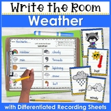 Weather Write the Room - for Literacy Centers