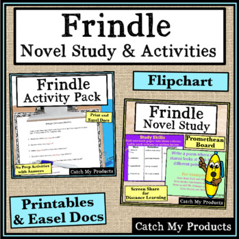 Preview of Frindle Novel Study Bundle for Promethean Board Software