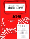 1 & 2 Octave Major Scale Booklet for String Orchestra - SC