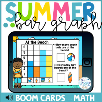 Preview of Bar Graphs Digital Task Cards Distance Learning | Boom Cards™