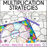 Multiplication Strategies Guided Notes Math Wheel Anchor Chart