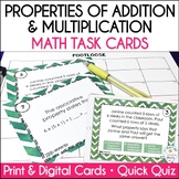 Properties of Addition Multiplication Print & Digital Task