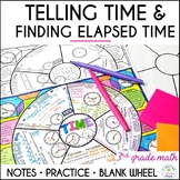 Telling Time to the Minute & Elapsed Time Guided Notes 3rd