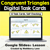 Congruent Triangles Digital Task Cards Google Slides Self 