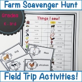 Farm Scavenger Hunt | Field Trip Activities