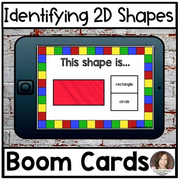 Preview of 2D Shapes BOOM CARDS | 2D Shapes Identification | Shape Recognition