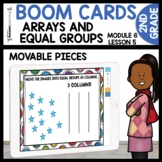 Arrays and Equal Groups using Boom Cards | Digital Task Ca