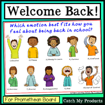 Preview of Back to School Activities for Promethean Boards
