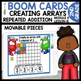 Repeated Addition and Arrays using Boom Cards | Digital Ta