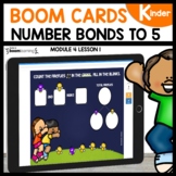 Number Bonds to 5 BOOM Cards | Digital Task Cards Module 4