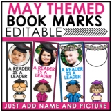 Book Marks May Themed Personalized