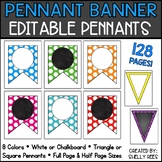 Editable Banner - Pennant Banner