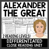 Alexander the Great Reading Passage and Worksheets