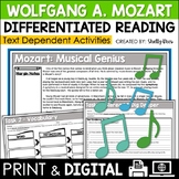 Mozart Reading Activities | Musical Composer Reading Unit