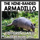 Armadillo Reading Passage and Worksheets