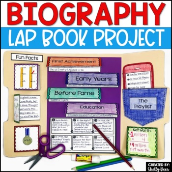 Biography Project Template Worksheets Teachers Pay Teachers