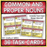 Common and Proper Nouns Task Cards