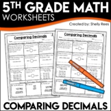 FREE Comparing Decimals Worksheets