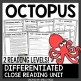 Octopus Reading Comprehension Passage and Worksheets