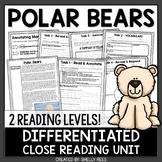Polar Bears Reading Passage and Close Reading Worksheets