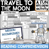 Moon Activities Reading Comprehension Escape Room Moon Pha