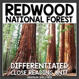 Redwood National Park Reading Passage and Worksheets