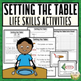 Table Setting Worksheets & Teaching Resources | Teachers Pay Teachers