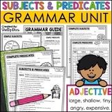 Subject and Predicate Worksheets and Posters